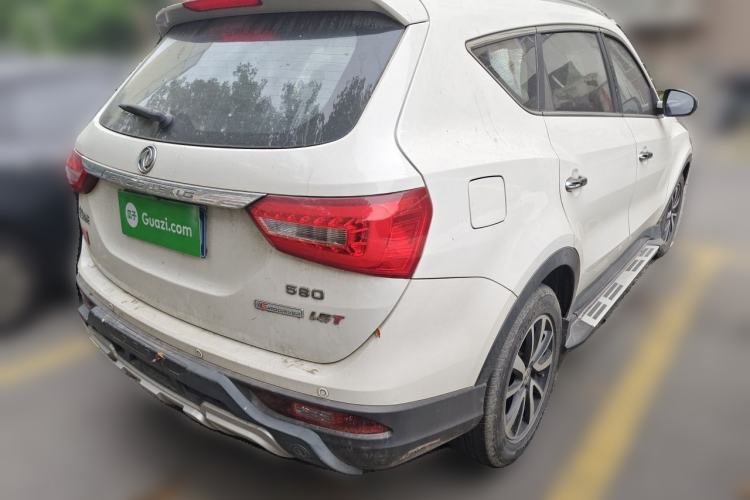 Used Dongfeng Fengon 580 2017 1.5T Manual Luxury Model Rear Right 45 Deg