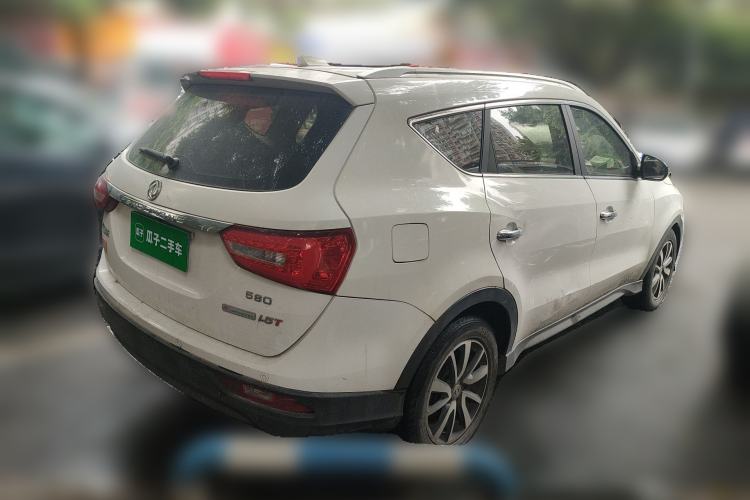 Used Dongfeng Fengon 580 2017 1.5T Manual Luxury Model Rear Right 45 Deg
