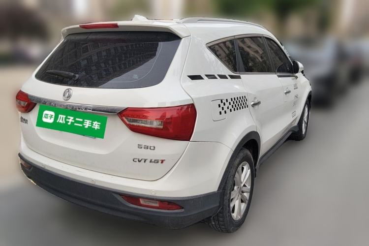Used Dongfeng Fengon 580 2017 1.5T CVT Comfort Model Rear Right 45 Deg