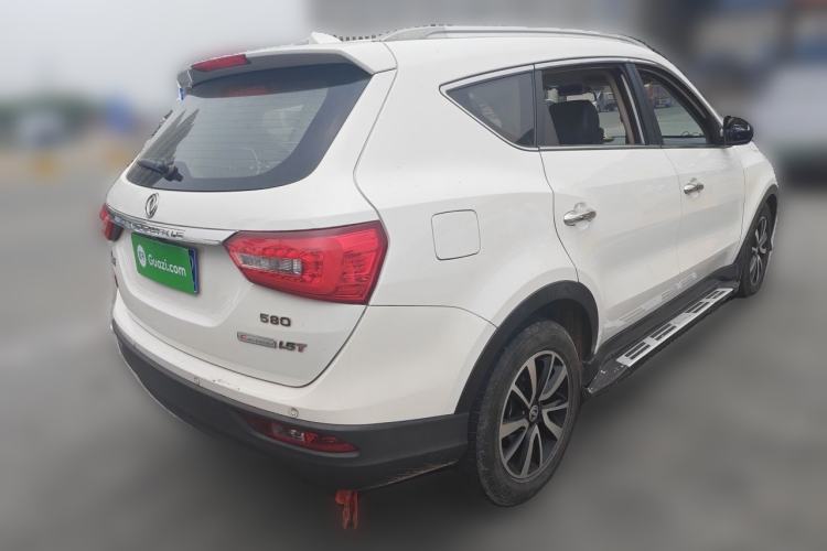 Used Dongfeng Fengon 580 2017 1.5T Manual Luxury Model Rear Right 45 Deg