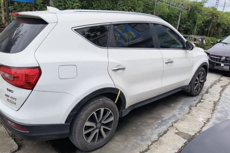 Used Dongfeng Fengon 580 2017 Revised Version 1.5T CVT Luxury Edition Rear Right 45 Deg