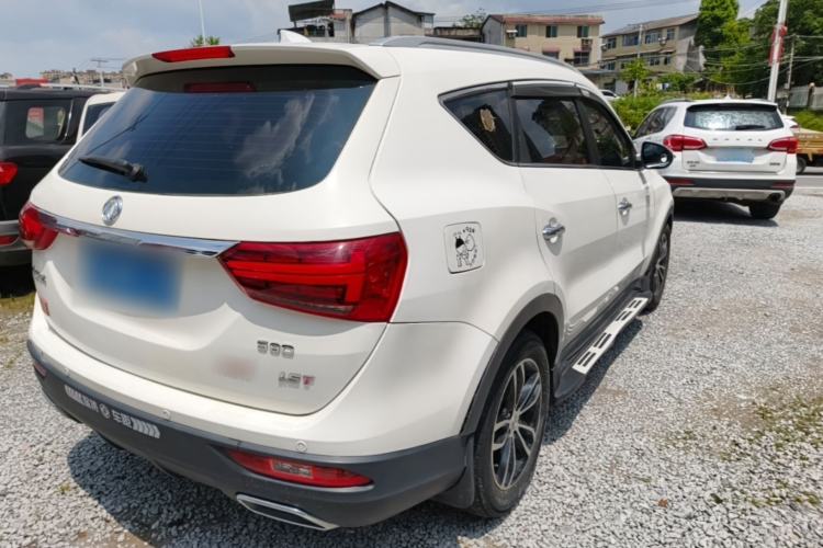 Used Dongfeng Fengon 580 2017 1.5T CVT Smart Style Model Rear Right 45 Deg