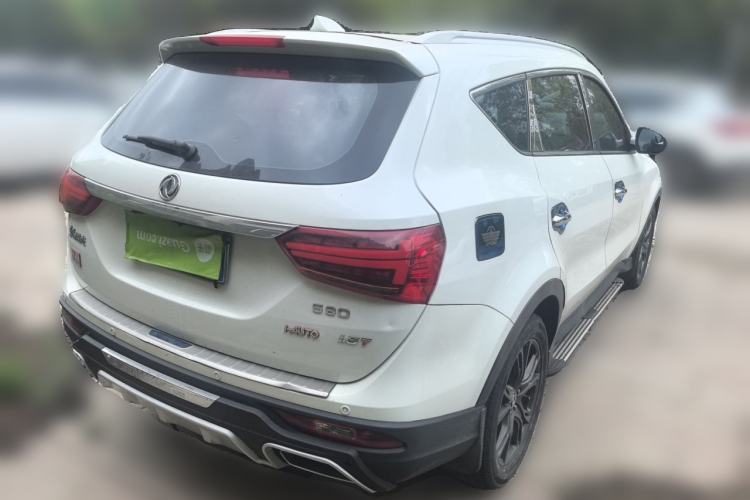 Used Dongfeng Fengon 580 2017 1.5T CVT Smart Connectivity Model Rear Right 45 Deg