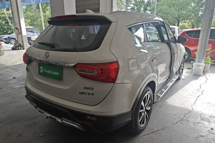 Used Dongfeng Fengon 580 2017 1.5T CVT Luxury Model Rear Right 45 Deg