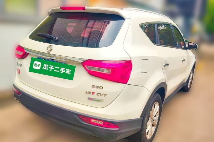 Used Dongfeng Fengon 580 2017 1.5T CVT Comfort Model Rear Right 45 Deg