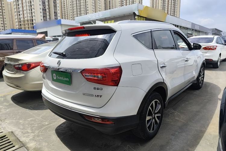 Used Dongfeng Fengon 580 2017 1.5T Manual Luxury Model Rear Right 45 Deg
