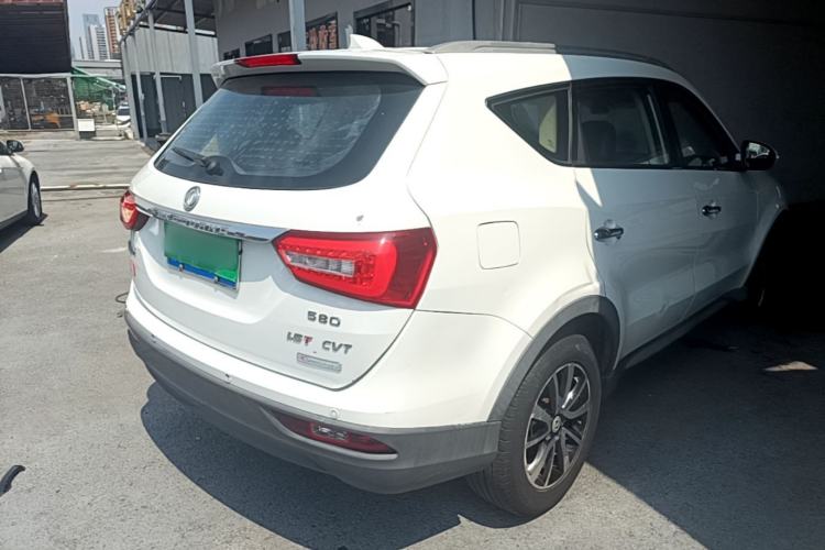 Used Dongfeng Fengon 580 2017 1.5T CVT Luxury Model Rear Right 45 Deg