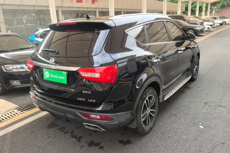 Used Dongfeng Fengon 580 2018 1.5T CVT Luxury Model Rear Right 45 Deg