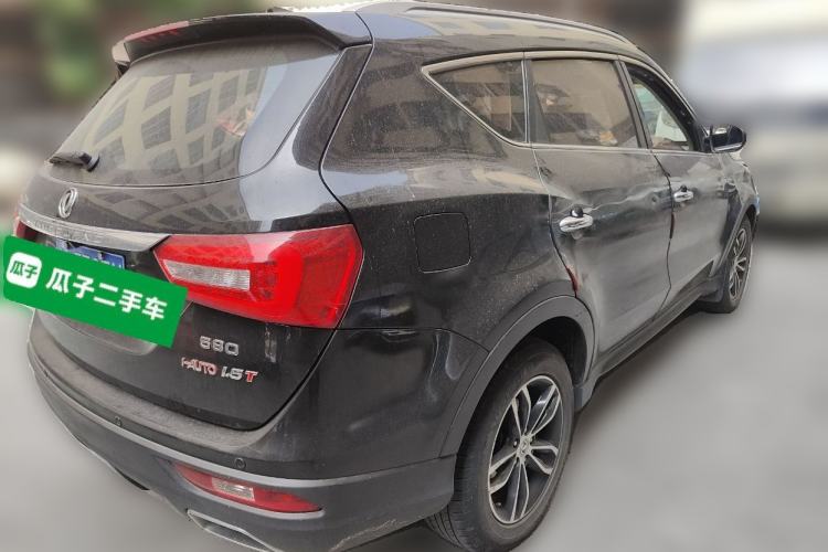 Used Dongfeng Fengon 580 2018 1.5T Manual Luxury Model Rear Right 45 Deg