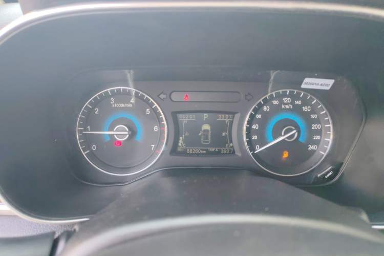 Used Dongfeng Fengon 580 2018 1.5T CVT Smart Connectivity Version Odometer Close Up