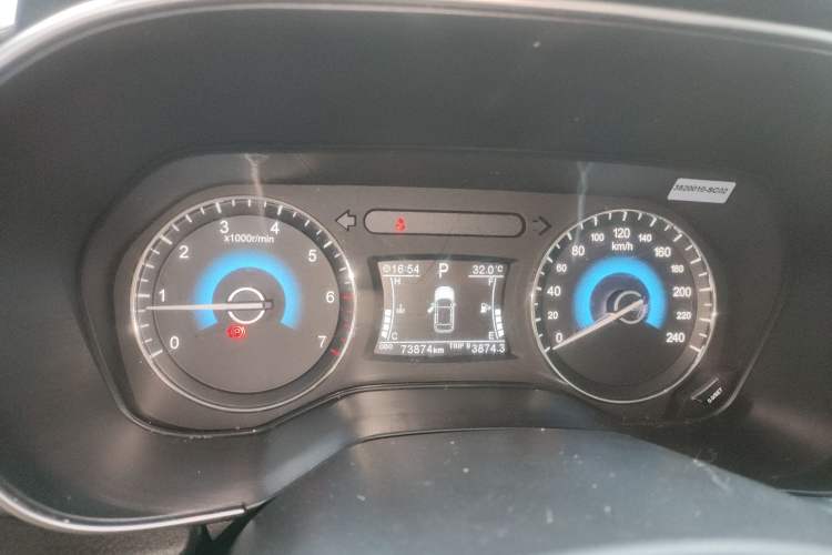 Used Dongfeng Fengon 580 2018 1.5T CVT ZhiShang Version Instrument Cluster