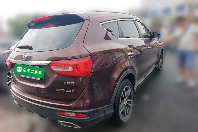 Used Dongfeng Fengon 580 2018 1.5T CVT Luxury Model Rear Right 45 Deg