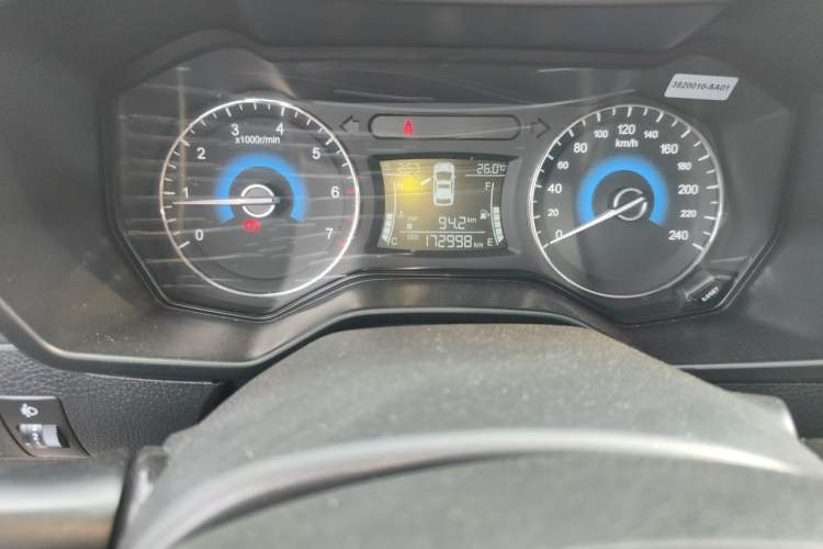 Used Dongfeng Fengon 580 2018 1.8L Manual Comfort Model Odometer Close Up
