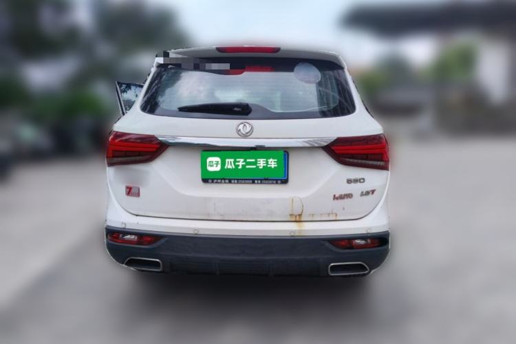 Used Dongfeng Fengon 580 2018 1.5T CVT ZhiShang Version Rear