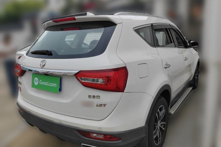 Used Dongfeng Fengon 580 2018 1.5T Manual Luxury Model Rear Right 45 Deg
