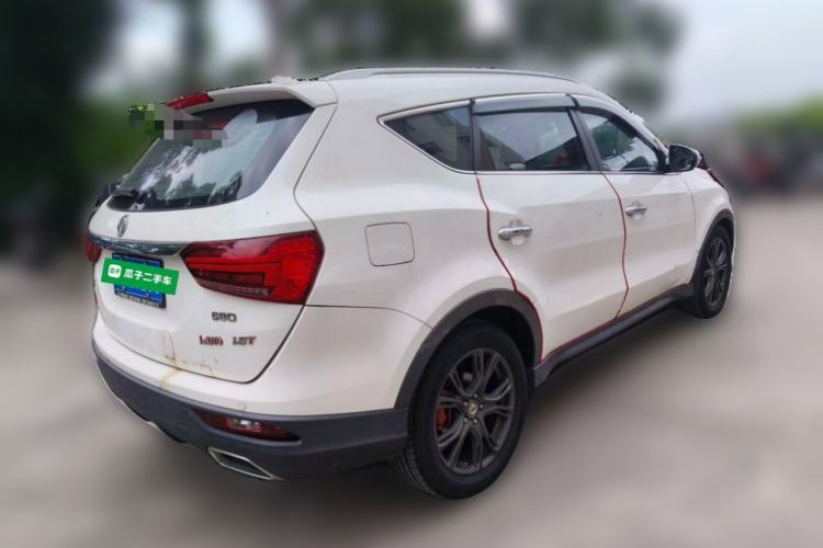 Used Dongfeng Fengon 580 2018 1.5T CVT ZhiShang Version Rear Right 45 Deg