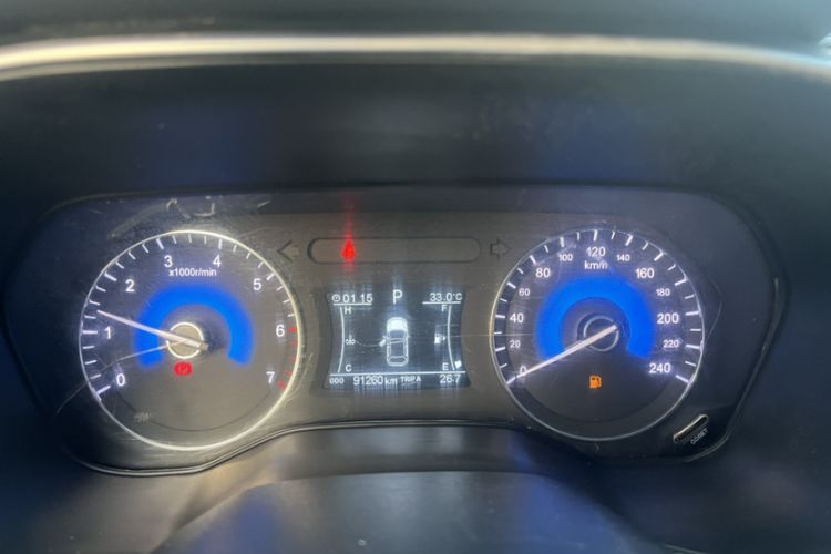 Used Dongfeng Fengon 580 2020 1.5T CVT Luxury Edition Odometer Close Up