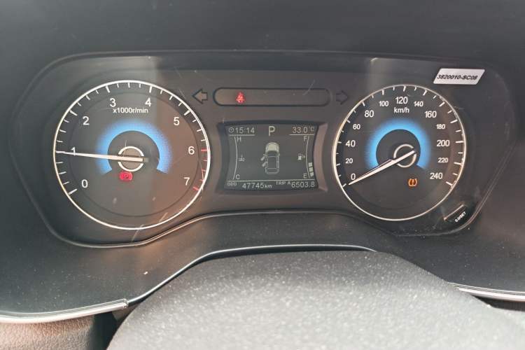 Used Dongfeng Fengon 580 2020 1.5T CVT Luxury Edition Odometer Close Up