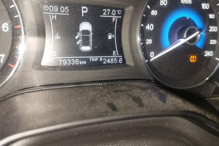 Used Dongfeng Fengon 580 2020 1.5T CVT Luxury Edition Odometer Close Up