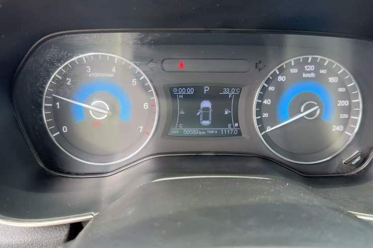 Used Dongfeng Fengon 580 2020 1.5T CVT Luxury Edition Odometer Close Up