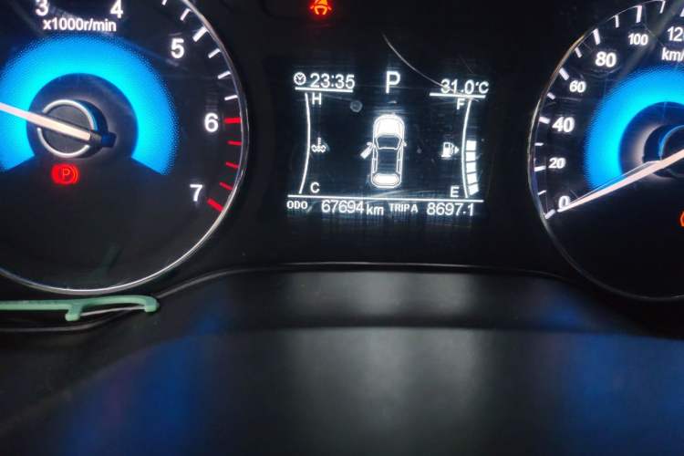 Used Dongfeng Fengon 580 2020 1.5T CVT Luxury Edition Odometer Close Up