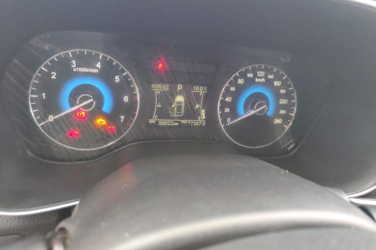 Used Dongfeng Fengon 580 2020 1.5T CVT Luxury Edition Odometer Close Up