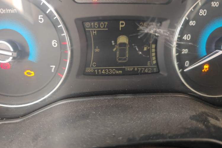Used Dongfeng Fengon 580 2020 1.5T CVT Luxury Edition Odometer Close Up