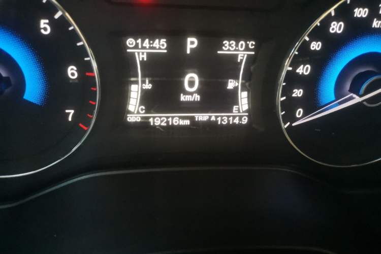 Used Dongfeng Fengon 580 2020 1.5T CVT Luxury Edition Odometer Close Up