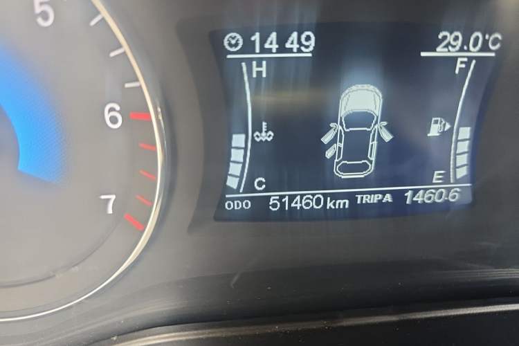 Used Dongfeng Fengon 580 2020 1.5T Manual Luxury Version Odometer Close Up