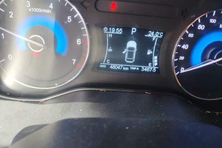 Used Dongfeng Fengon 580 2020 1.5T CVT Luxury Edition Odometer Close Up