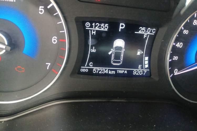 Used Dongfeng Fengon 580 2020 1.5T CVT Luxury Edition Odometer Close Up