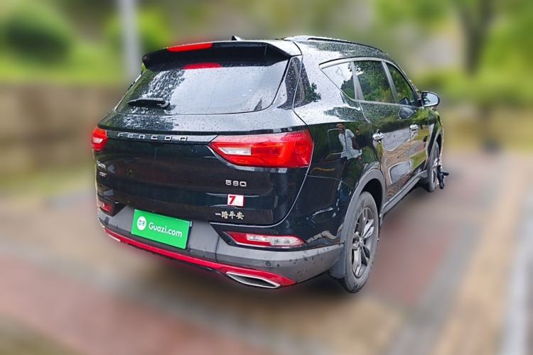 Used Dongfeng Fengon 580 2021 Revised ☆ Star Edition 1.5T Automatic Luxury Version Rear Right 45 Deg