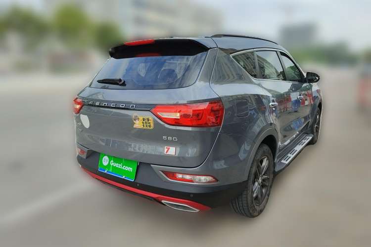 Used Dongfeng Fengon 580 2021 ☆ Star Edition 1.5T Automatic Luxury Version Rear Right 45 Deg