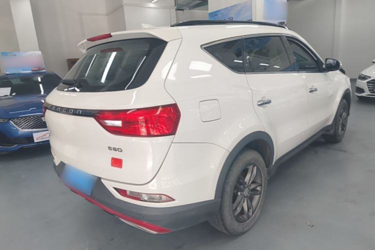 Used Dongfeng Fengon 580 2021 Revised ☆ Star Edition 1.5T Automatic Luxury Version Rear Right 45 Deg