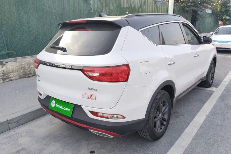 Used Dongfeng Fengon 580 2021 Revised ☆ Star Edition 1.5T Automatic Luxury Version Rear Right 45 Deg