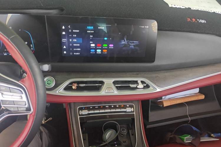 Used Dongfeng Fengon 580 2022 1.5T Automatic Luxury Edition Audio And AC Panel