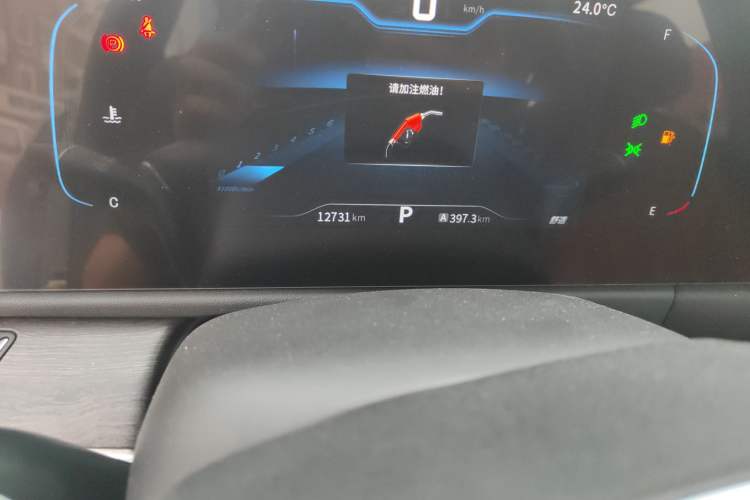 Used Dongfeng Fengon 580 2022 1.5T Automatic Luxury Edition Odometer Close Up