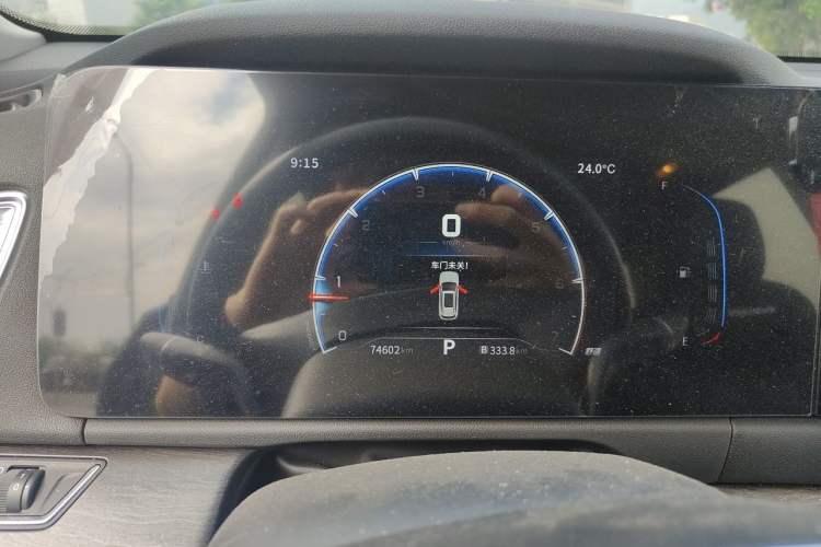 Used Dongfeng Fengon 580 2022 1.5T Automatic Enjoyment Model Odometer Close Up