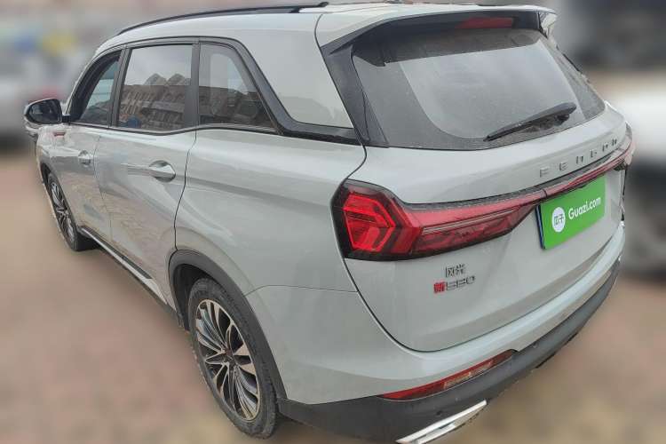 Used Dongfeng Fengon 580 2022 1.5T Automatic Luxury Edition Rear Left 45 Deg