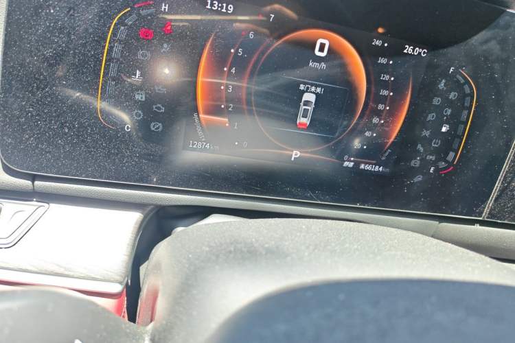 Used Dongfeng Fengon 580 2022 1.5T Automatic Luxury Edition Odometer Close Up