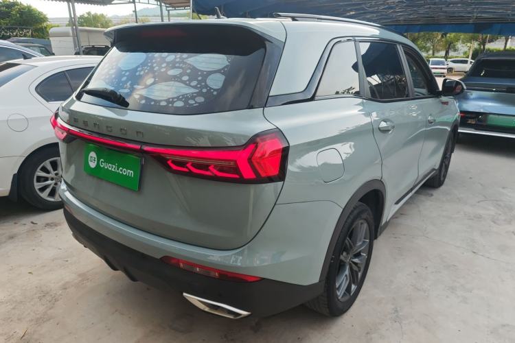 Used Dongfeng Fengon 580 2022 1.5T Automatic Enjoyment Model Rear Right 45 Deg