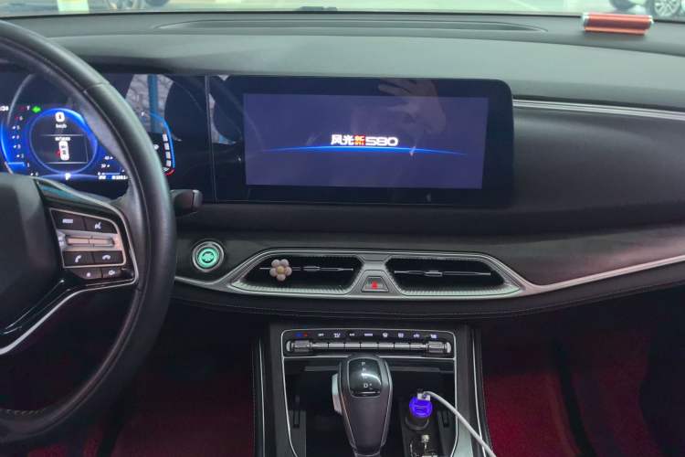 Used Dongfeng Fengon 580 2022 1.5T Automatic Luxury Version Audio And AC Panel