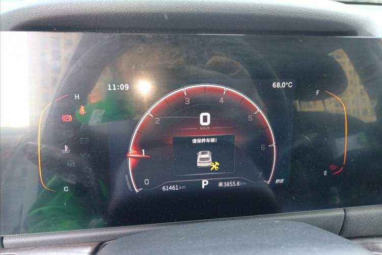 Used Dongfeng Fengon 580 2022 1.5T Automatic Luxury Version Odometer Close Up