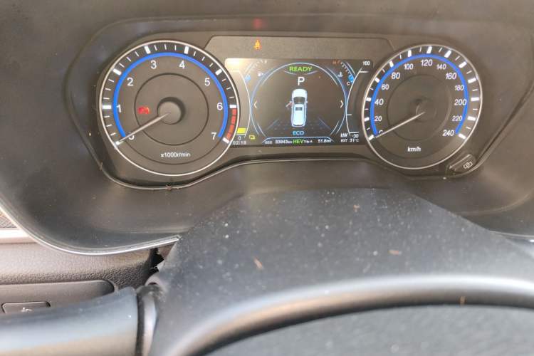 Used Dongfeng Fengon 580 New Energy 2019 1.8L PHEV Zhihao Model 7 Seats Odometer Close Up