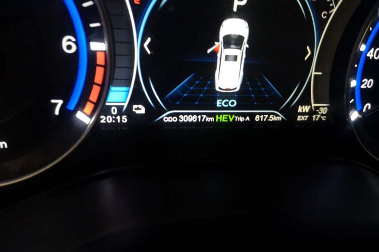 Used Dongfeng Fengon 580 New Energy 2019 1.8L PHEV Zhihao Model 7 Seats Odometer Close Up