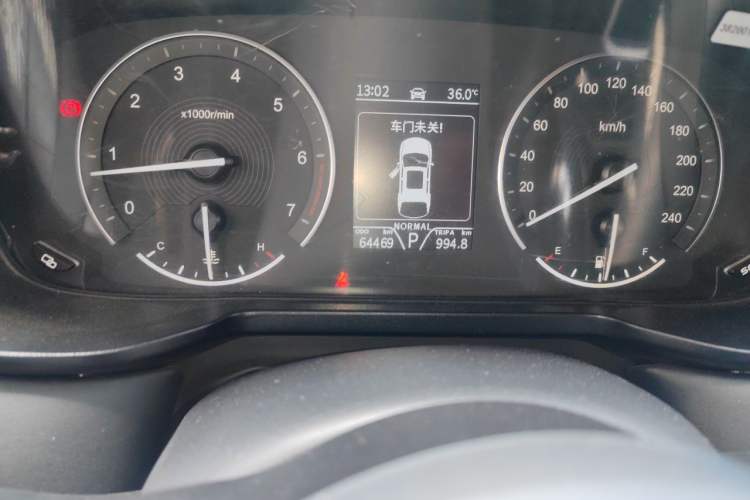 Used Dongfeng Fengon 580Pro 2020 280TGDI CVT Navigation Edition Odometer Close Up