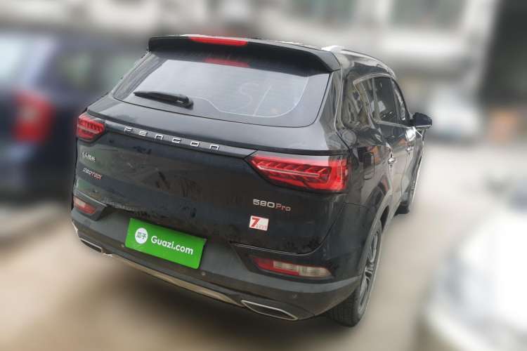 Used Dongfeng Fengon 580Pro 2020 280TGDI CVT Yuling Edition Rear Right 45 Deg