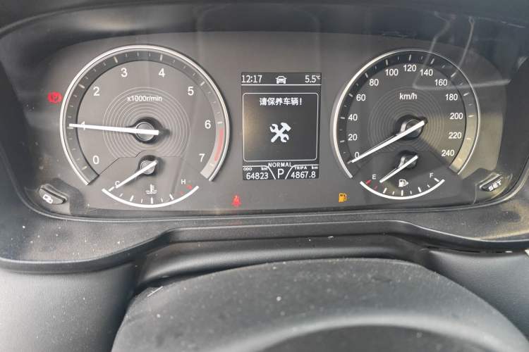 Used Dongfeng Fengon 580Pro 2020 280TGDI CVT Yuling Edition Odometer Close Up