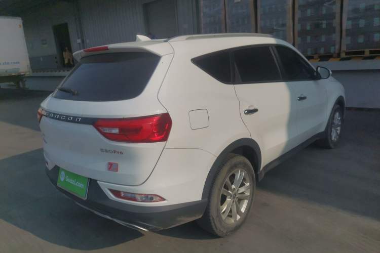 Used Dongfeng Fengon 580Pro 2020 280TGDI CVT Yuling Edition Rear Right 45 Deg