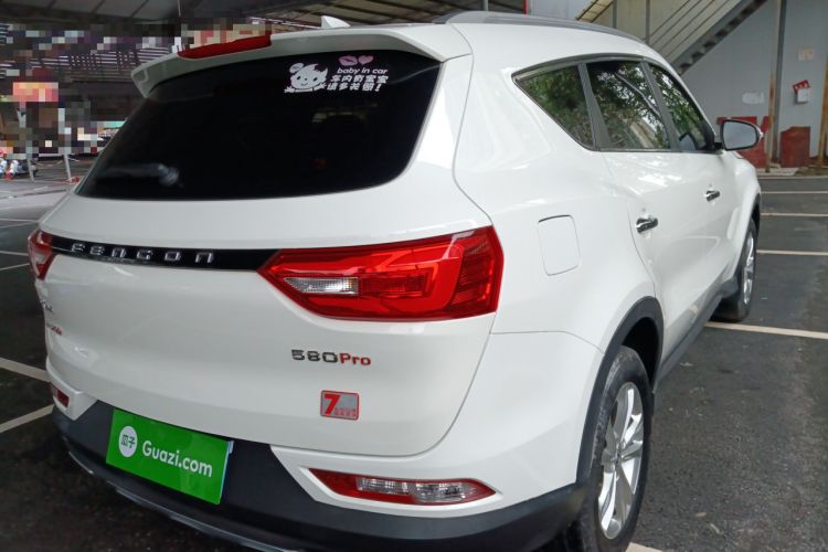 Used Dongfeng Fengon 580Pro 2020 280TGDI CVT Yuling Edition Rear Right 45 Deg